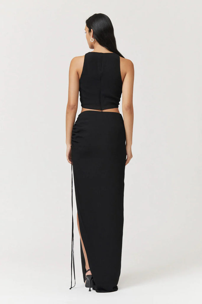 SUBOO Tanya Rouched Skirt (Black)