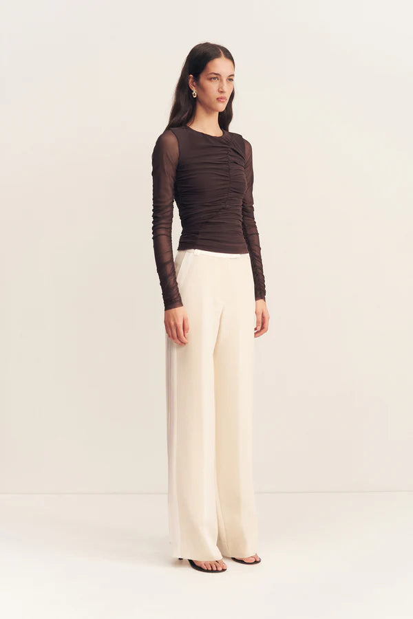 Mira Gathered Top (Ganache)