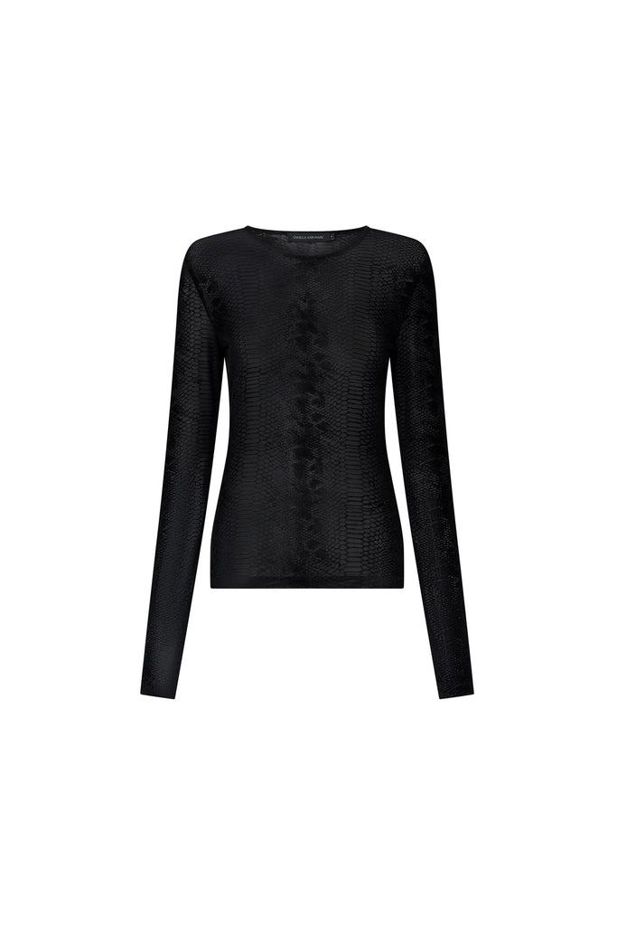 Figue Long Sleeve Top (Slate)