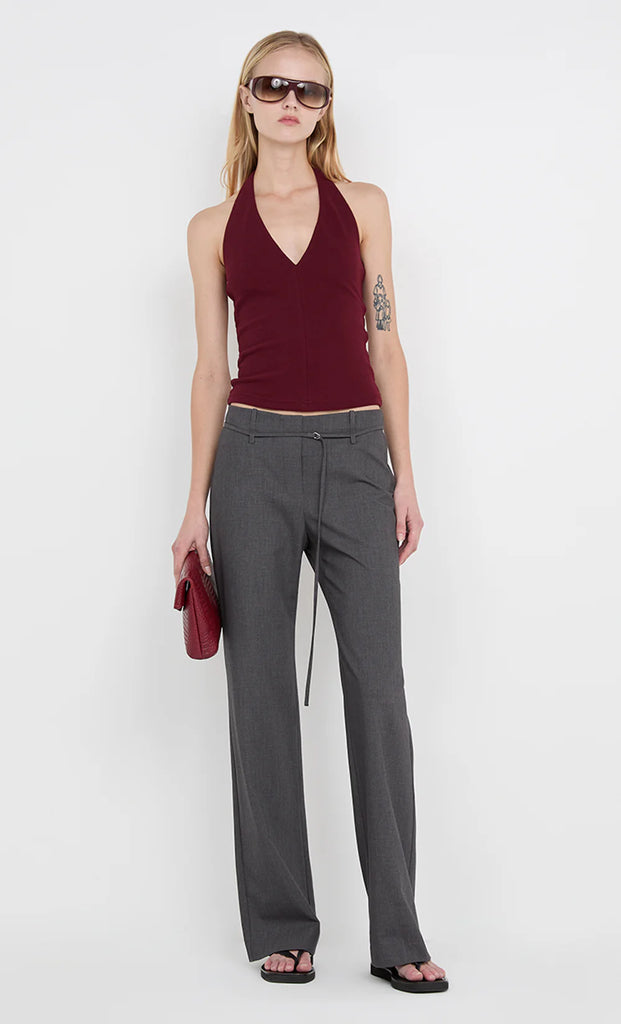 Bec & Bridge Ione Halter Top (Plum)