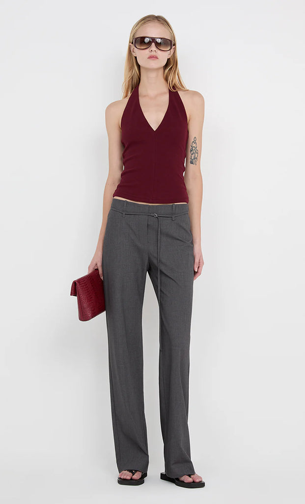 Bec & Bridge Ione Halter Top (Plum)