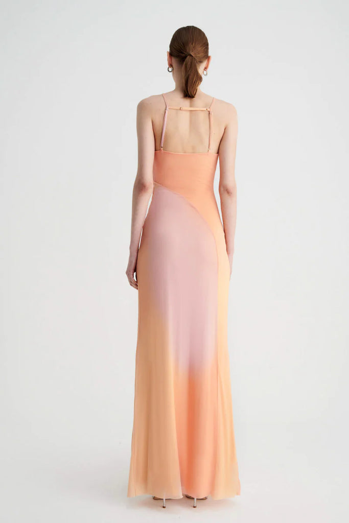 Suboo Venus Stappy Rouched Maxi Dress (Ombre)