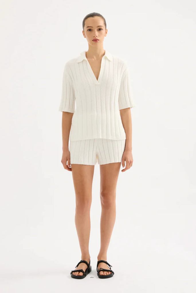 Brinkley Knit Top (Salt)
