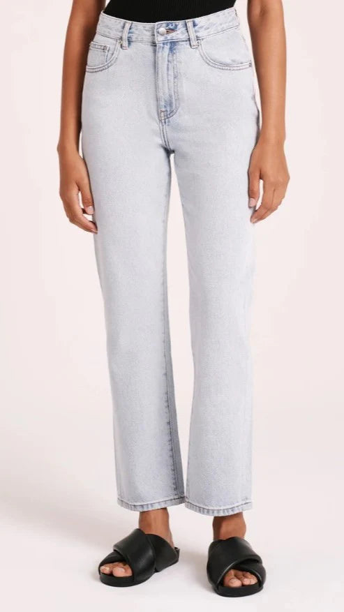 Nude Lucy Organic Straight Leg Jean (Clear Blue)