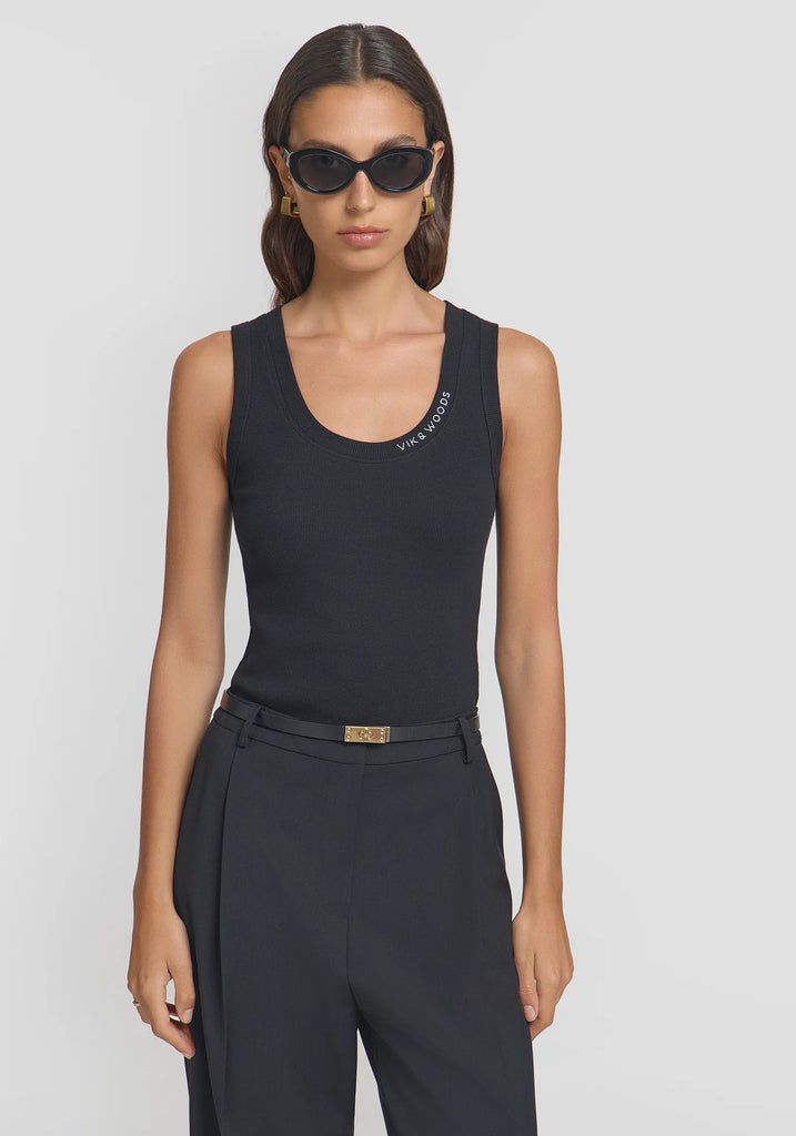 Vik & Woods Tank (Black)