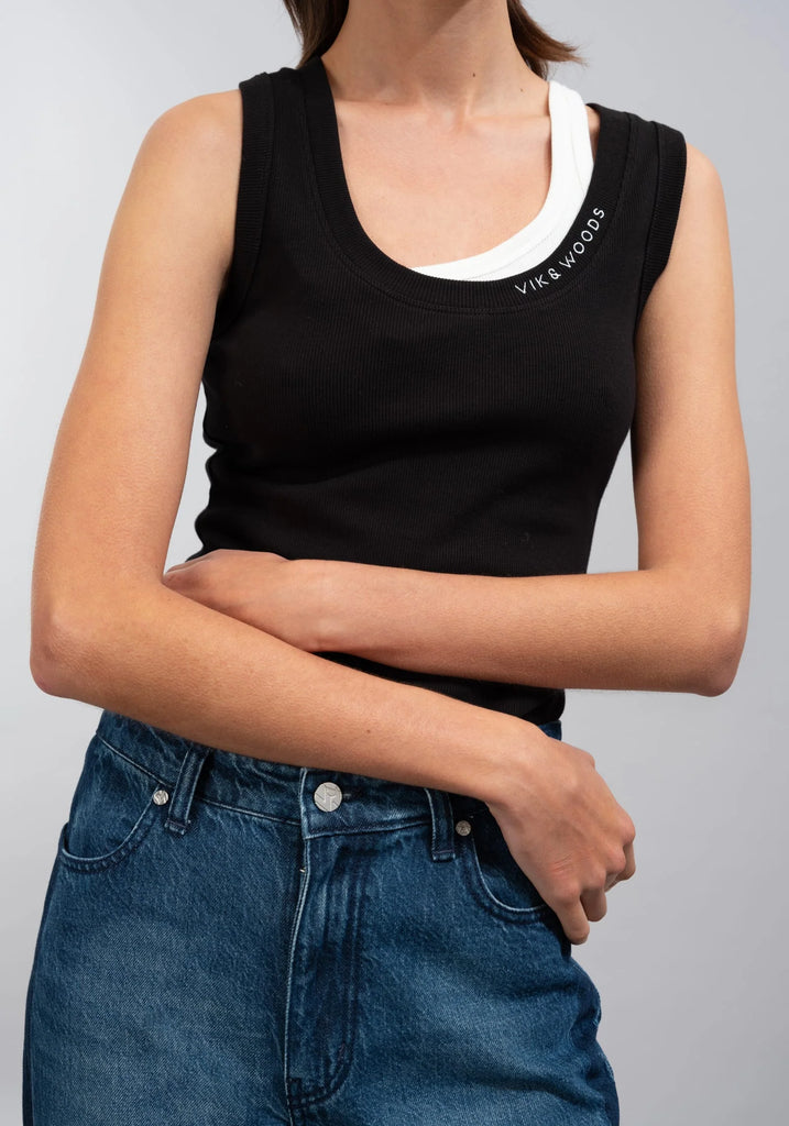 Vik & Woods Tank (Black)