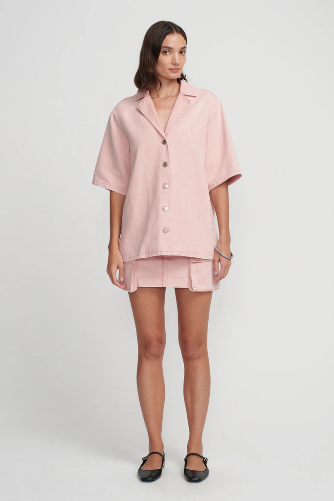 Hansen & Gretel Xander Denim Shirt (Blush)