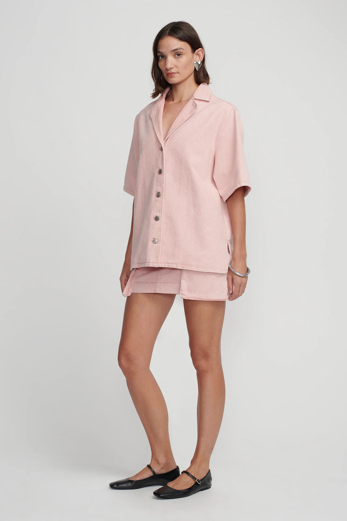 Hansen & Gretel Xander Denim Shirt (Blush)