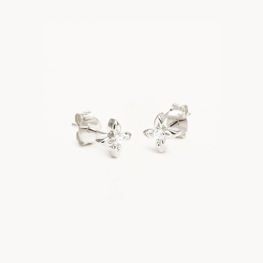 Lotus Stud Earring (Silver)