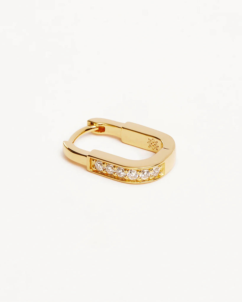 18K Gold Vermeil Connection Hoops