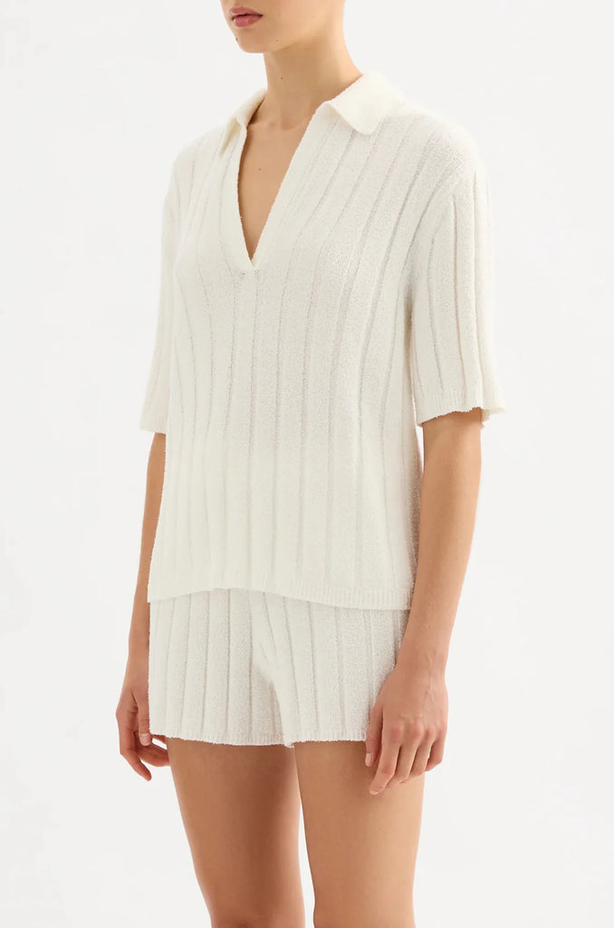 Brinkley Knit Top (Salt)
