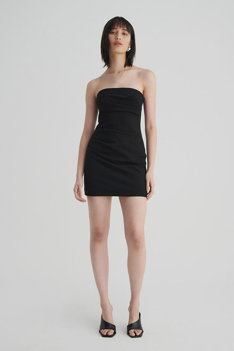 Suboo Stella Strapless Mini Dress (Black)