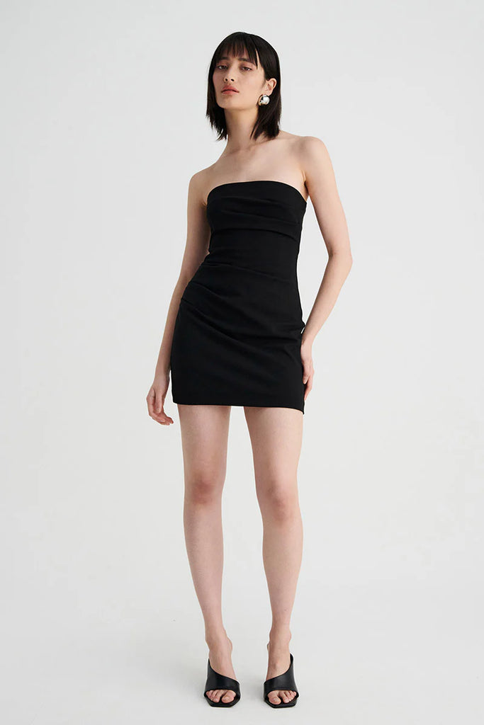 Suboo Stella Strapless Mini Dress (Black)