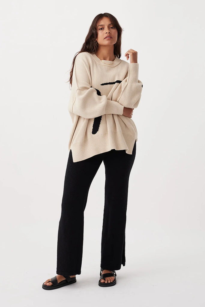 Arcaa Hazel Sweater (Sand & Black)