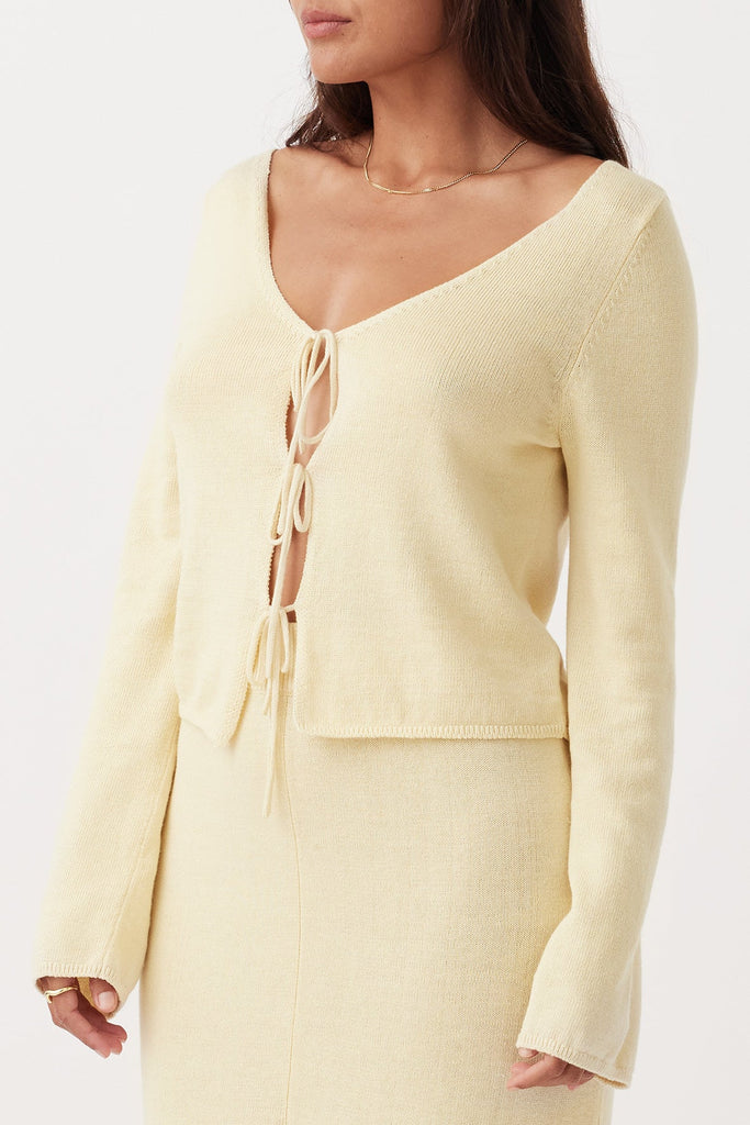 Arcaa Poppy Long Sleeve Top (Butter)