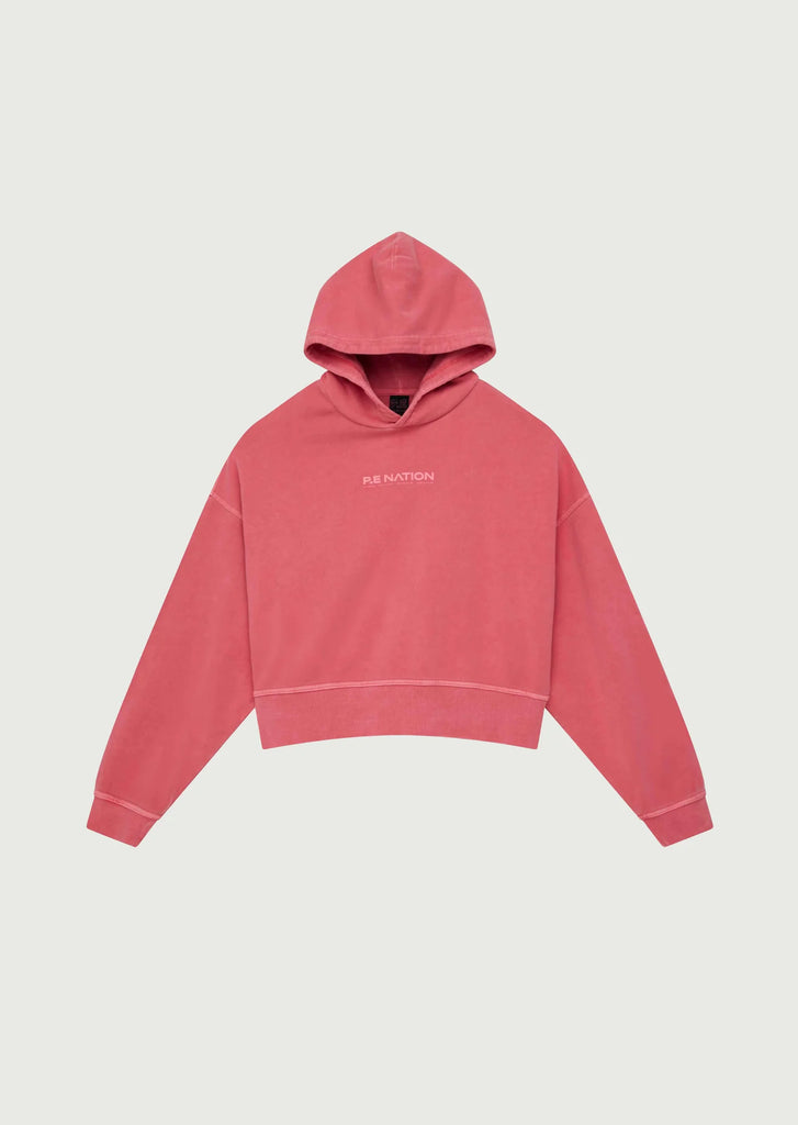 PE Nation Transition Hoodie (Washed Poppy Red)