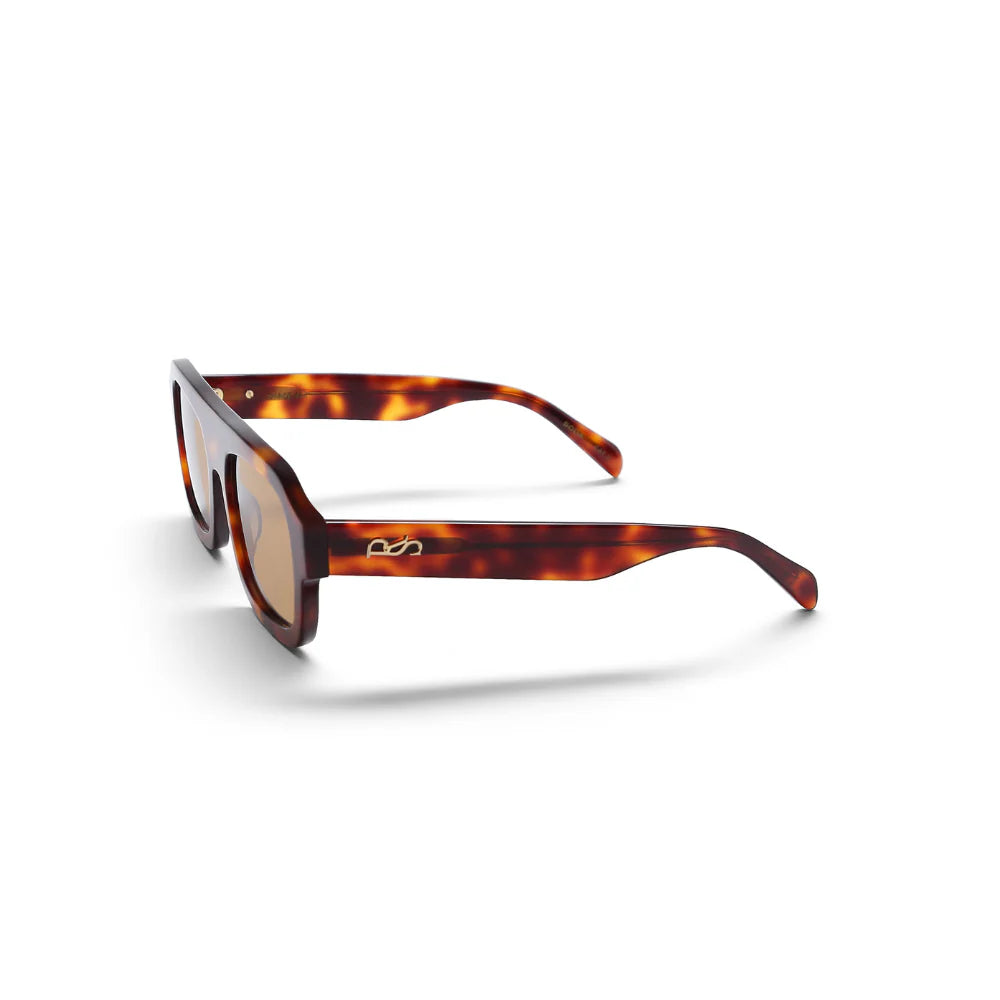 Soda Shades x Rozalia Russian Shade 004 (Rich Tort/Olive Lens)