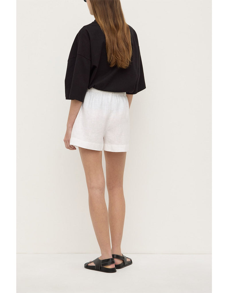 Everyday Linen Shorts (White)