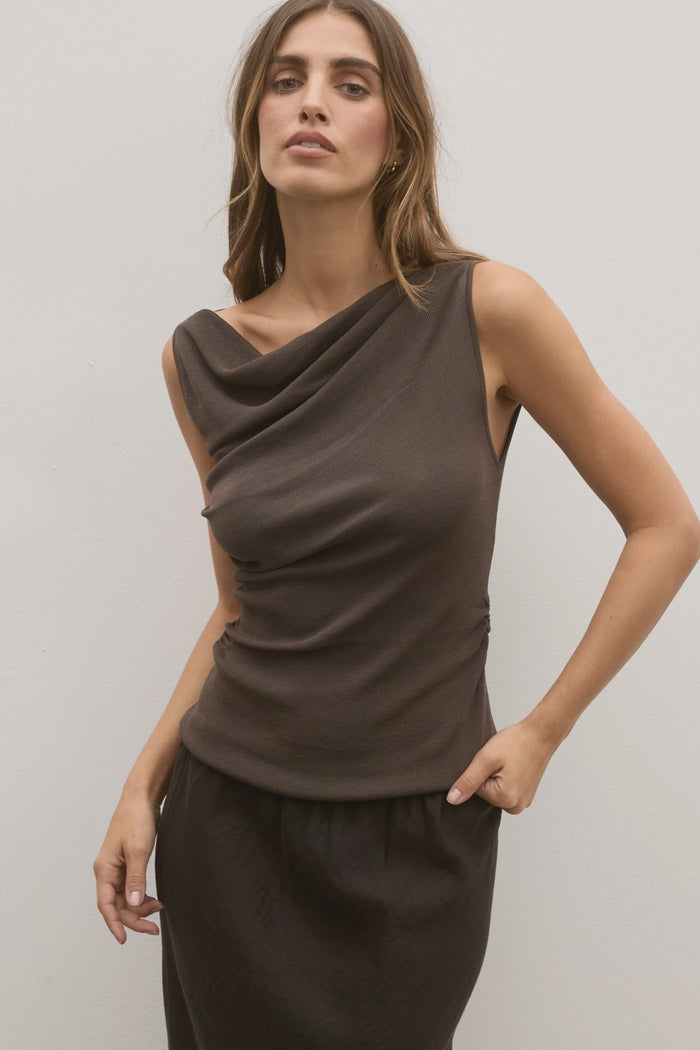 Monet Knit Top (Slate)