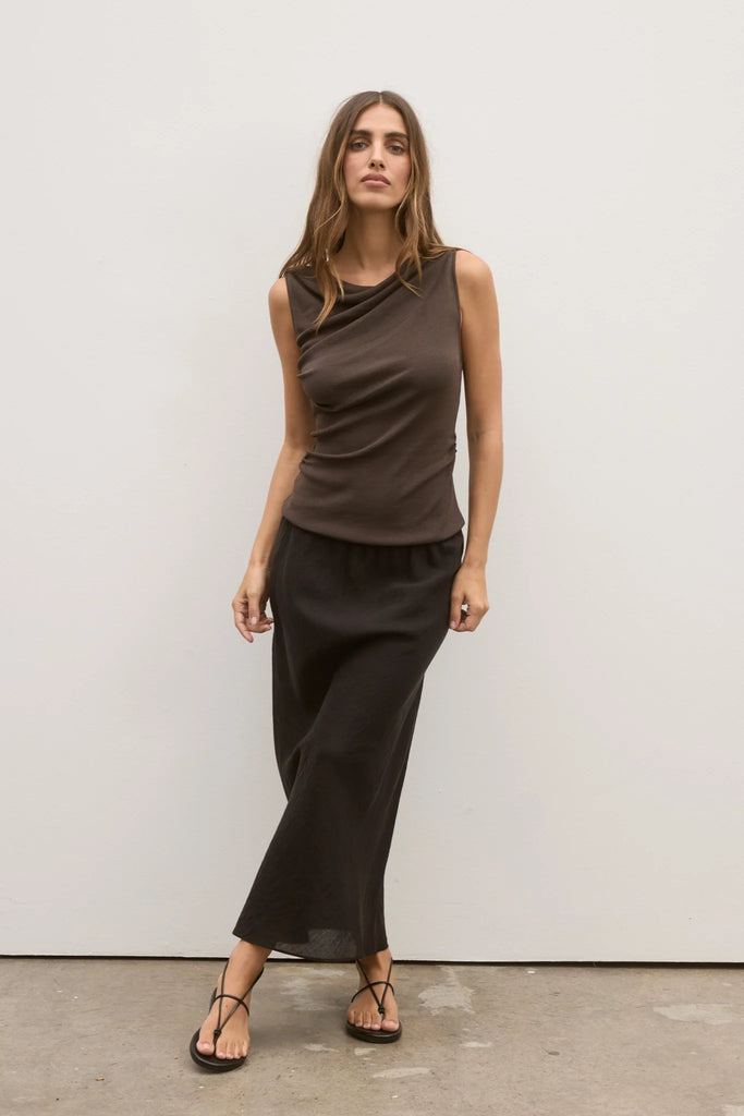 Monet Knit Top (Slate)