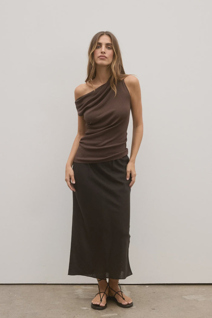 Monet Knit Top (Coffee)
