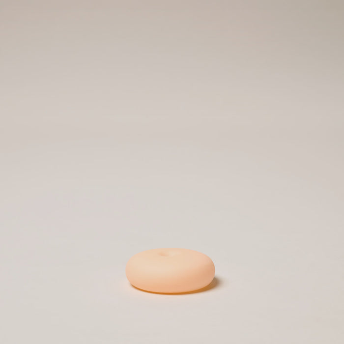 Frosted Glass Holder Small (Peach)