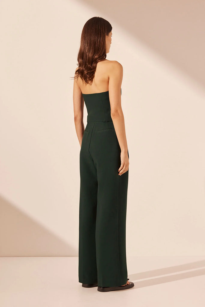 Shona Joy Irena High Waisted Tailored Pant (Deep Forest)