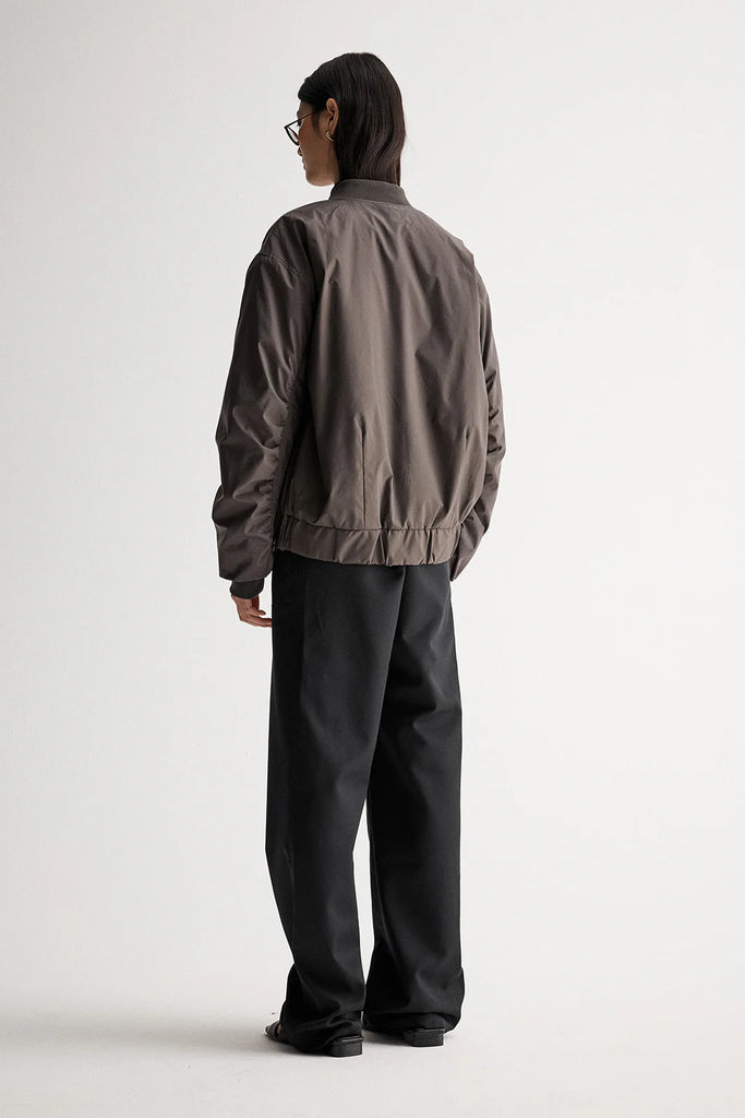 Josie Bomber Jacket (Dark Pewter)