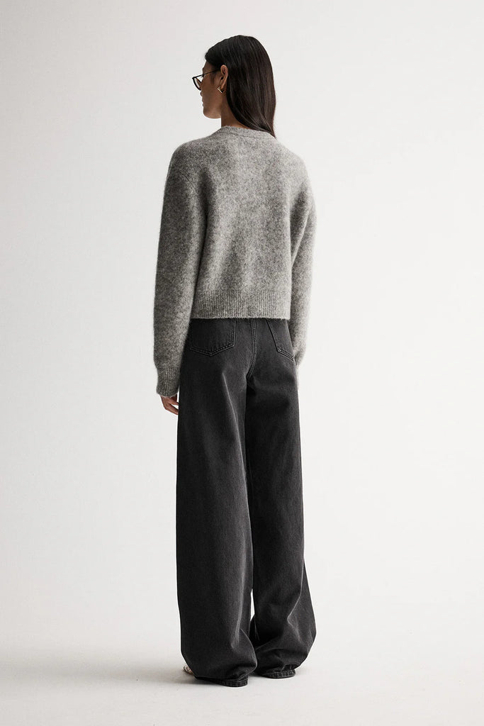 Abigail Wool Cardigan (Grey)