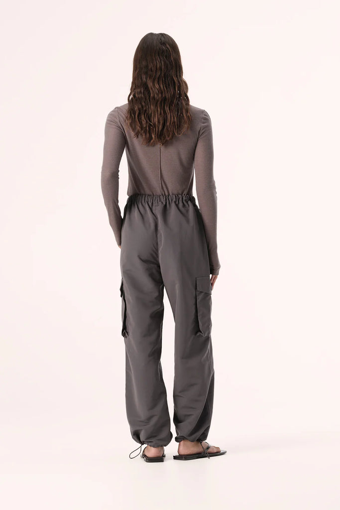 Elka Collective Tara Slate Grey Relaxed Fit Cargo Pant