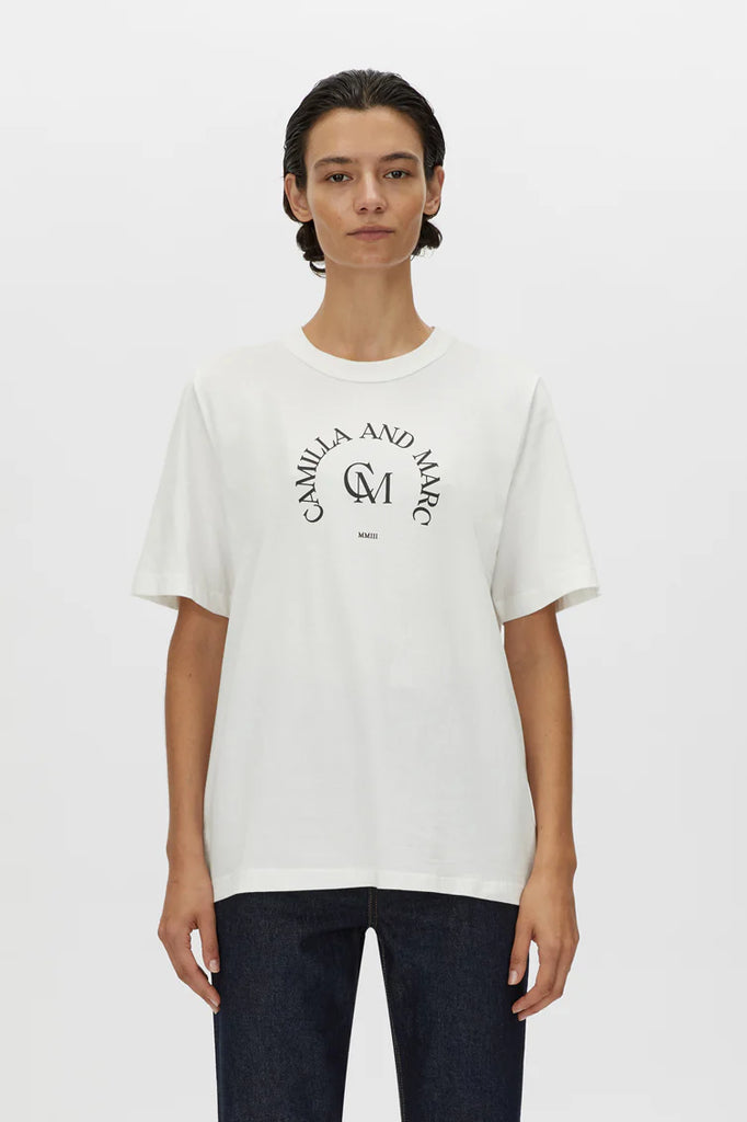 Karine Graphic Tee (Soft White)