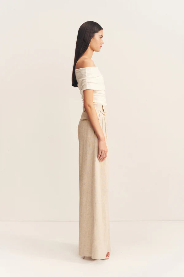 Beau Off Shoulder Top (Ivory)
