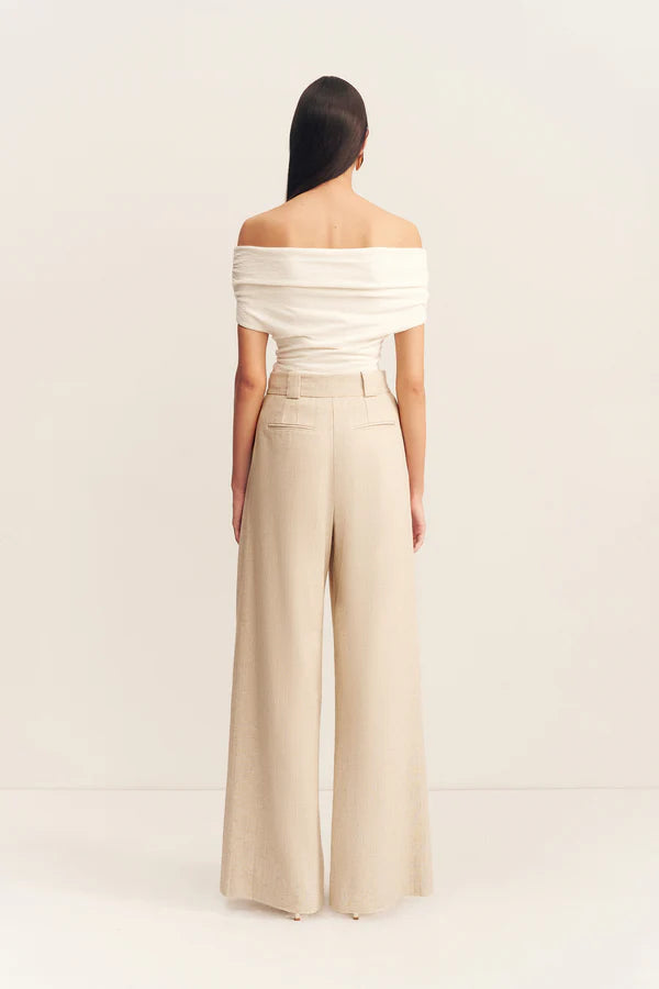 Beau Off Shoulder Top (Ivory)