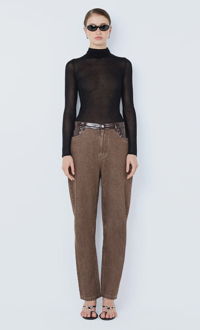 Melrose L/S Skivvy (Black)