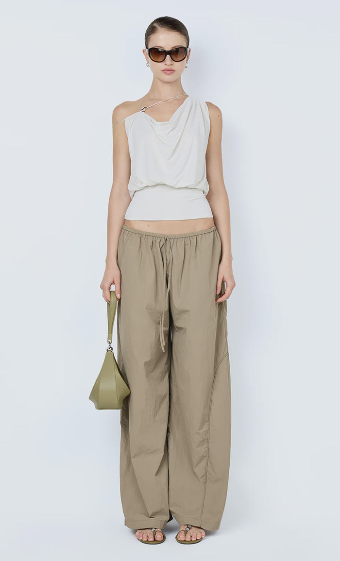 Brigitte Cowl Asym Top (Snow)