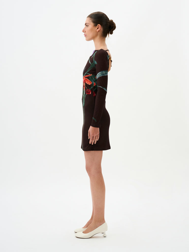 Mirrage Mini Dress (Elysium Cocoa)