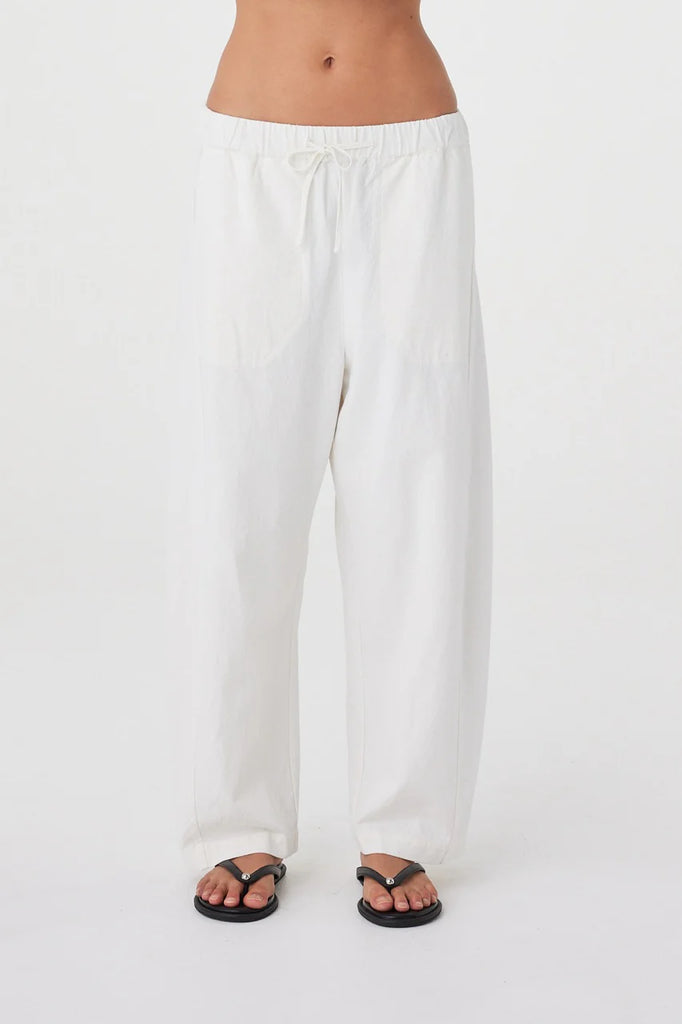 Nico Linen/Cotton Pant (Cream)