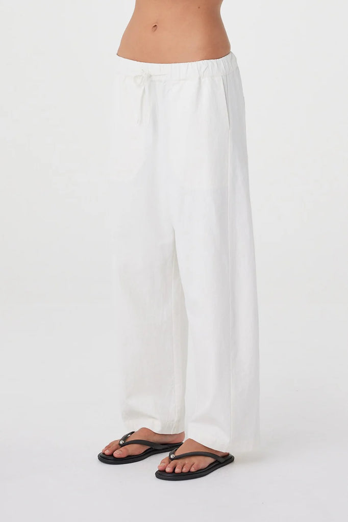 Nico Linen/Cotton Pant (Cream)