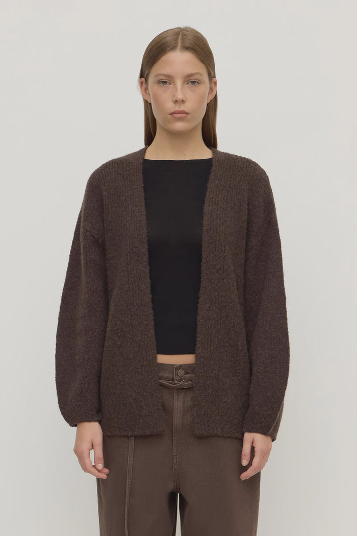Ariel Knit Cardigan (Dark Choc)