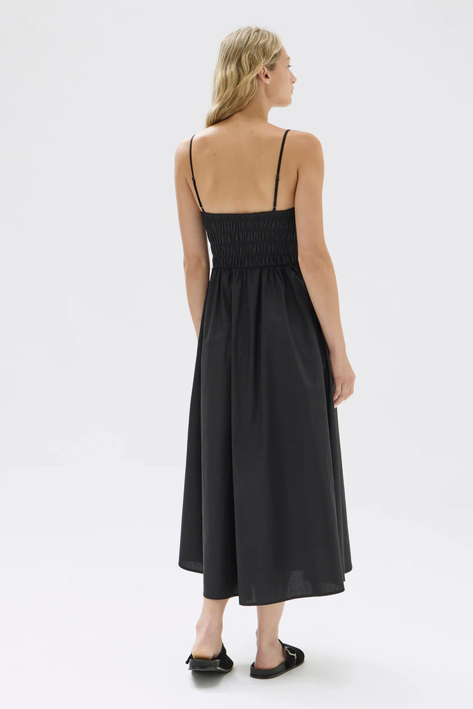 Assembly Label Aubrey Rouched Dress (Black)