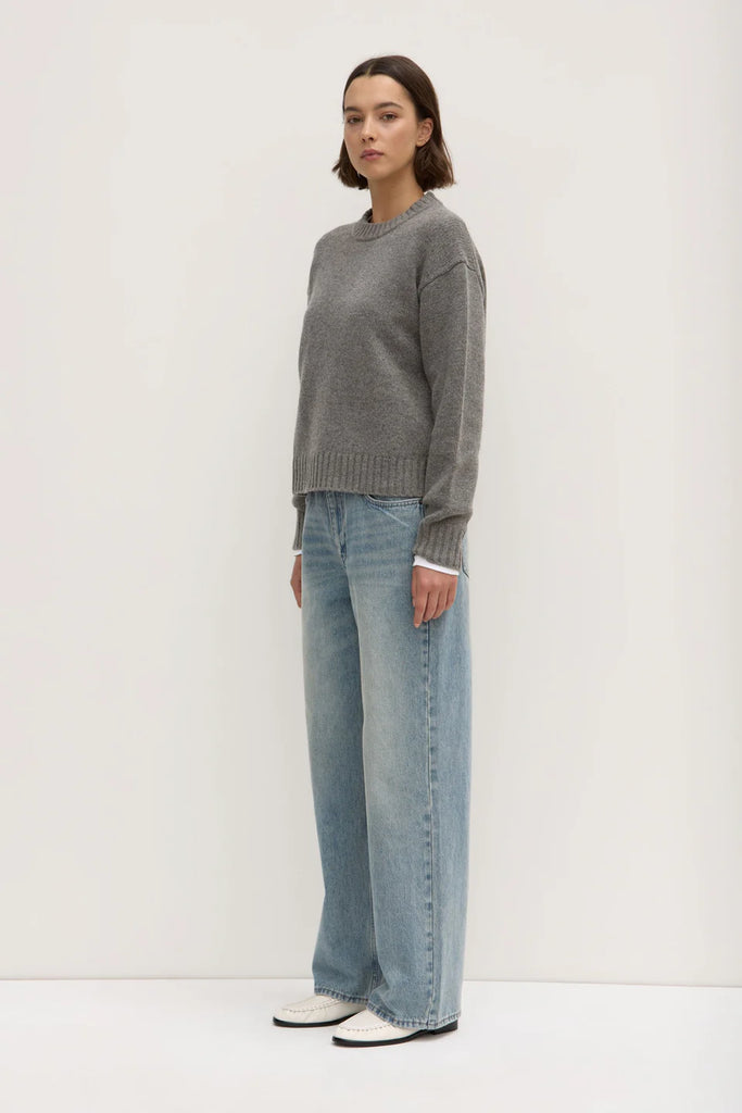 Beau Wool Merino Knit (Brey Marle)