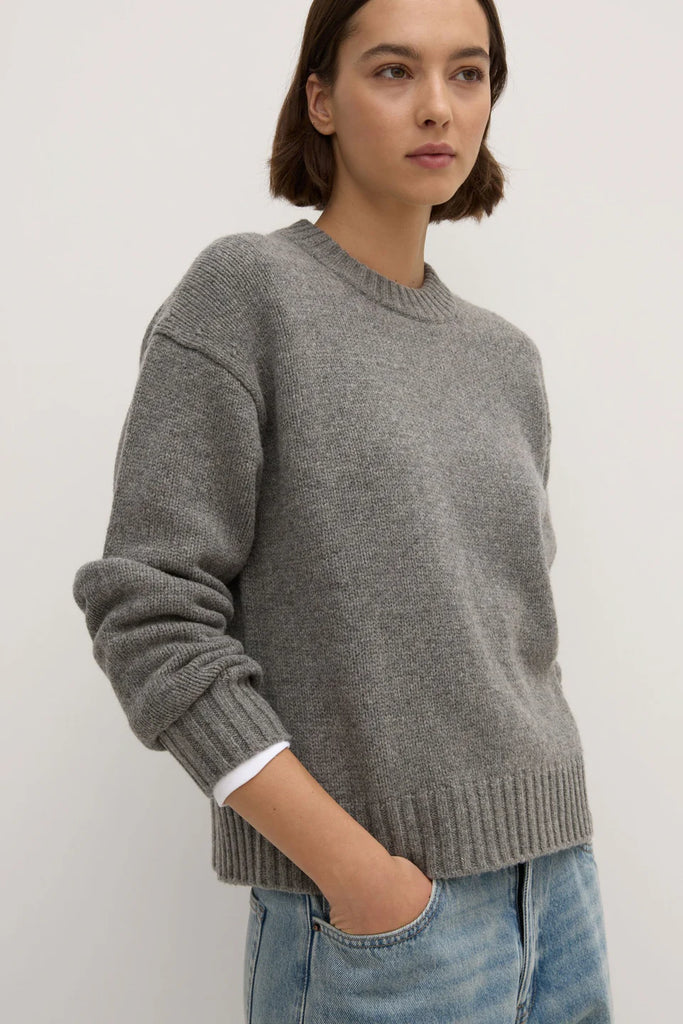 Beau Wool Merino Knit (Brey Marle)