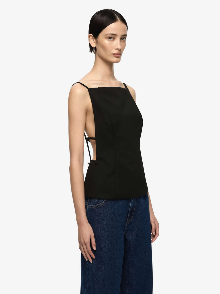 Mor Backless Top (Black)