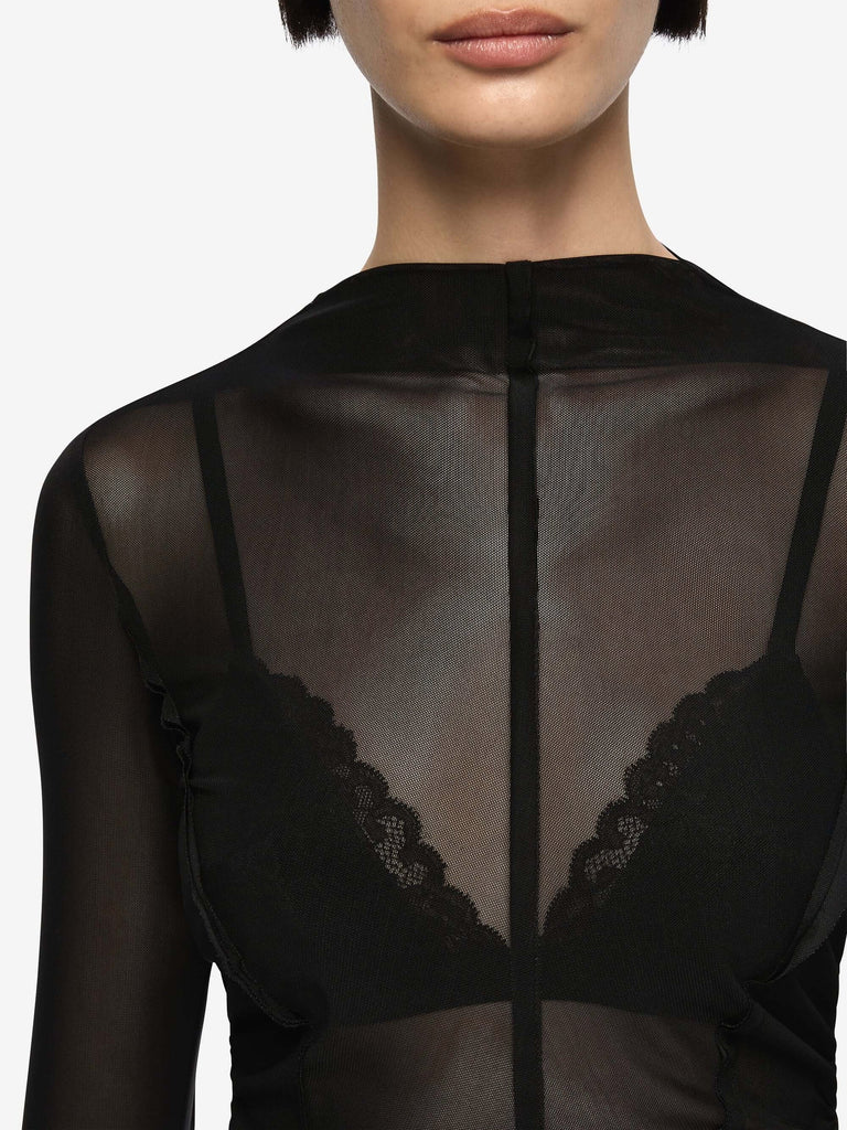 Delila L/S Top (Black)