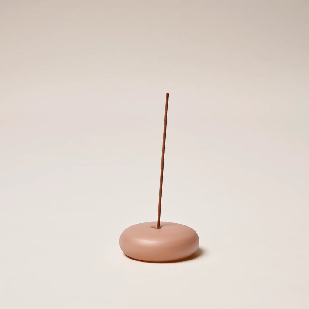 Frosted Glass Holder Small (Brown)