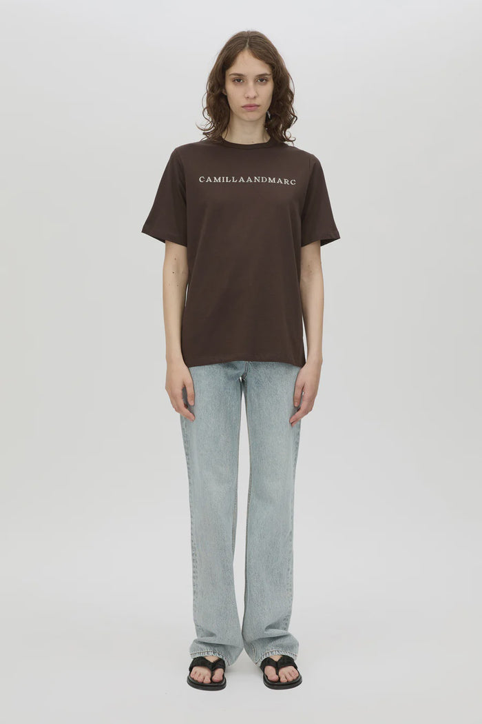 Athea Monogram Tee (Espresso)