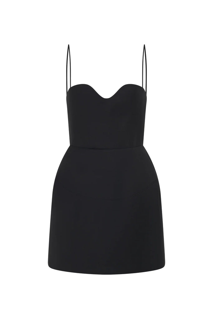 Camilla & Marc Doherty Peplum Mini Dress (Black)