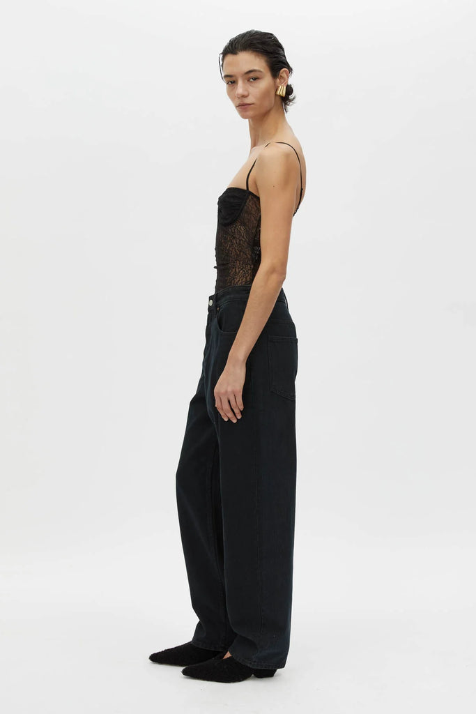 Aperture Lace Bodysuit (Black)