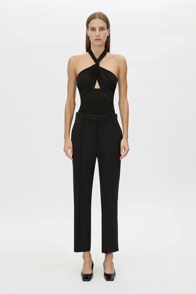 Atley Halter Bodysuit (Black)