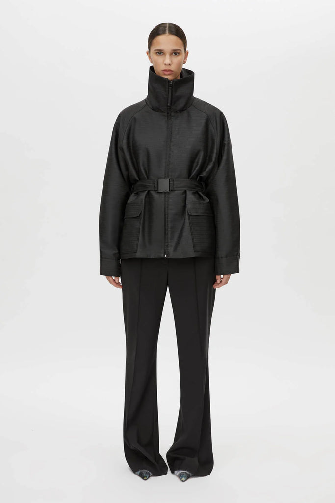 Escher Logo Puffer Jacket (Black)